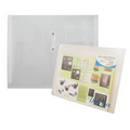 Horizontal Poly Envelope W/ String Closure/Card Holder/Divider